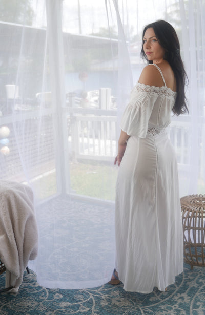 Zara romantic boho knit dress
