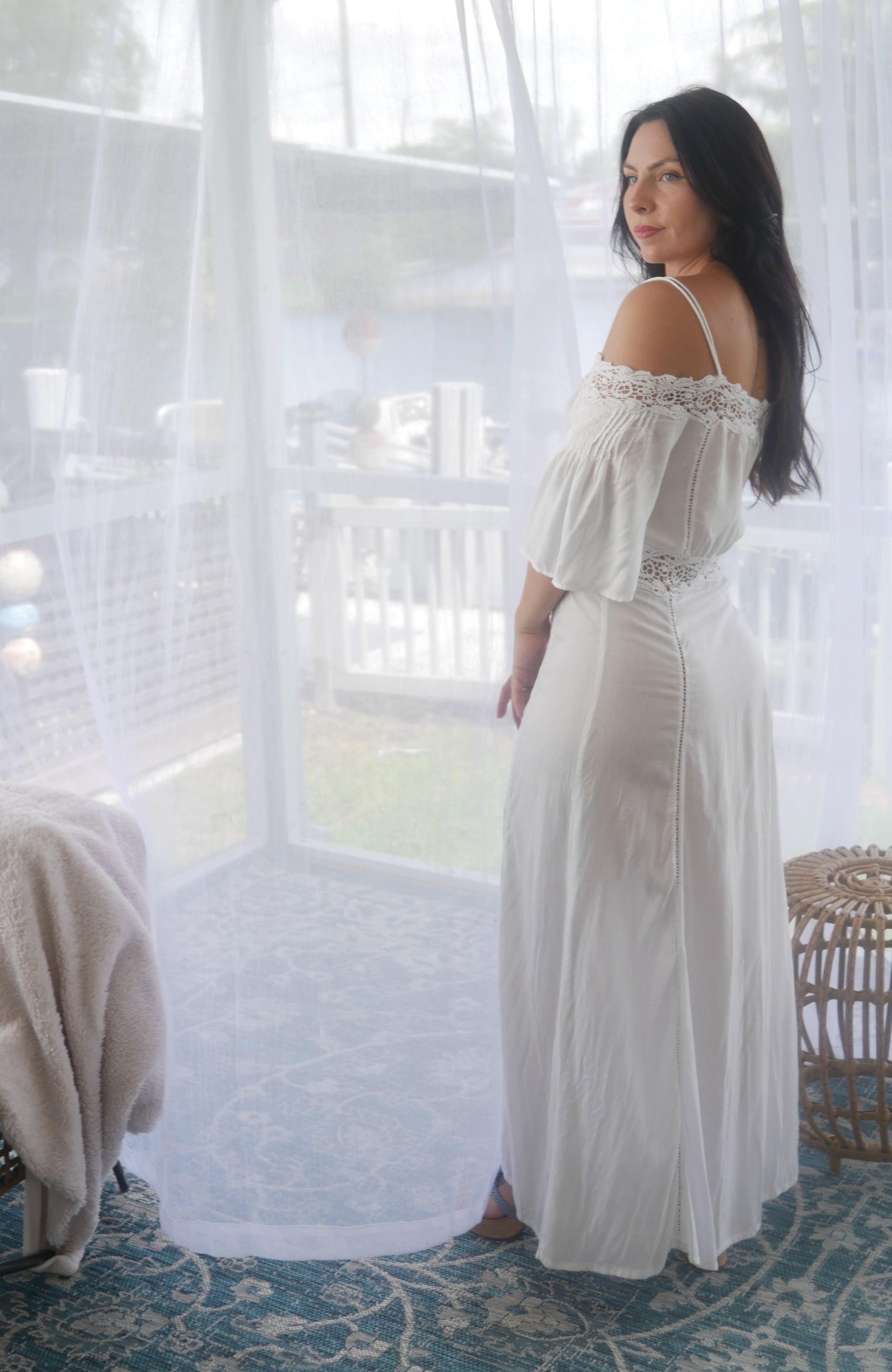 Zara romantic boho knit dress – Mayden Boutique