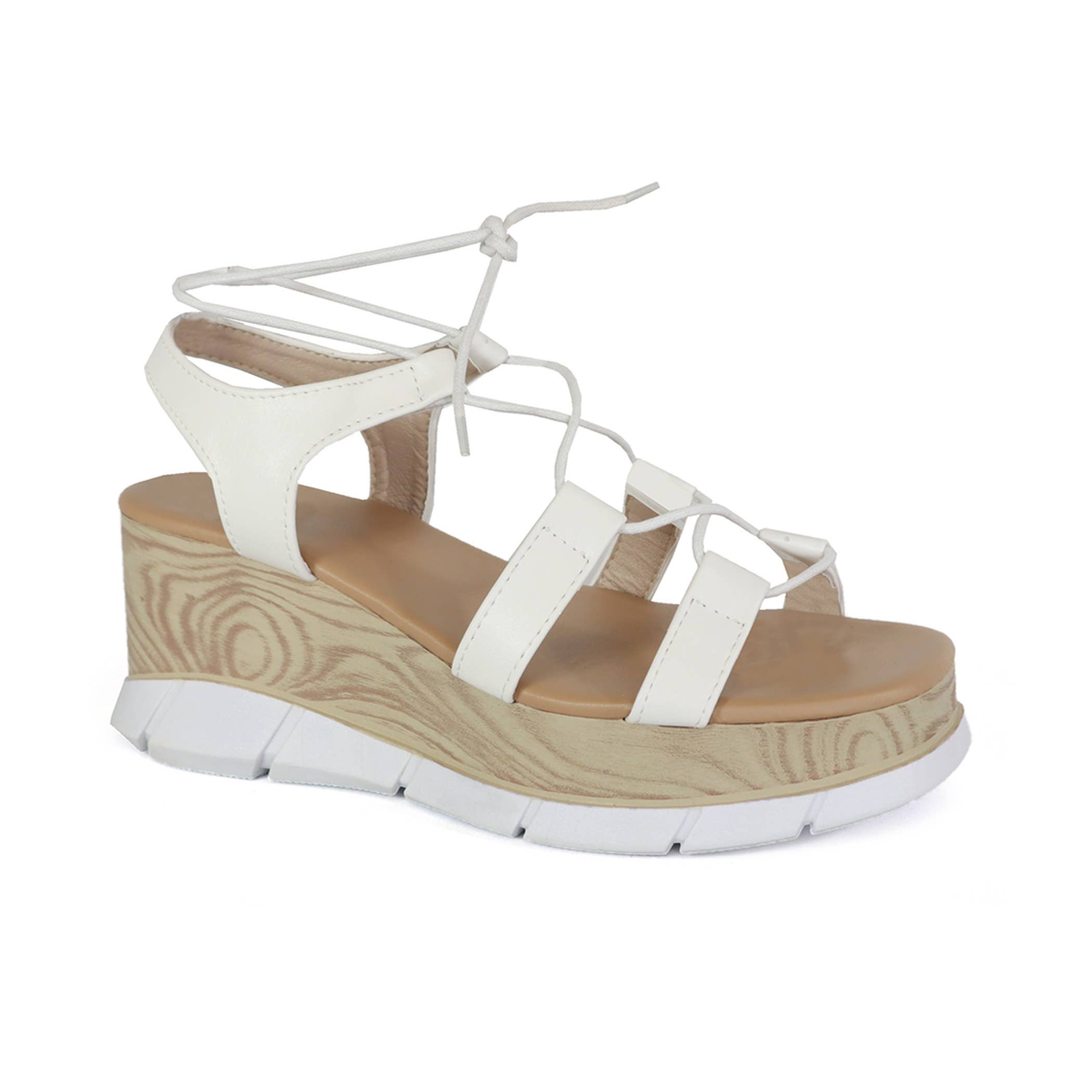 WOMEN'S LACE UP WEDGE