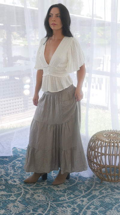 Country girl ruffle skirt