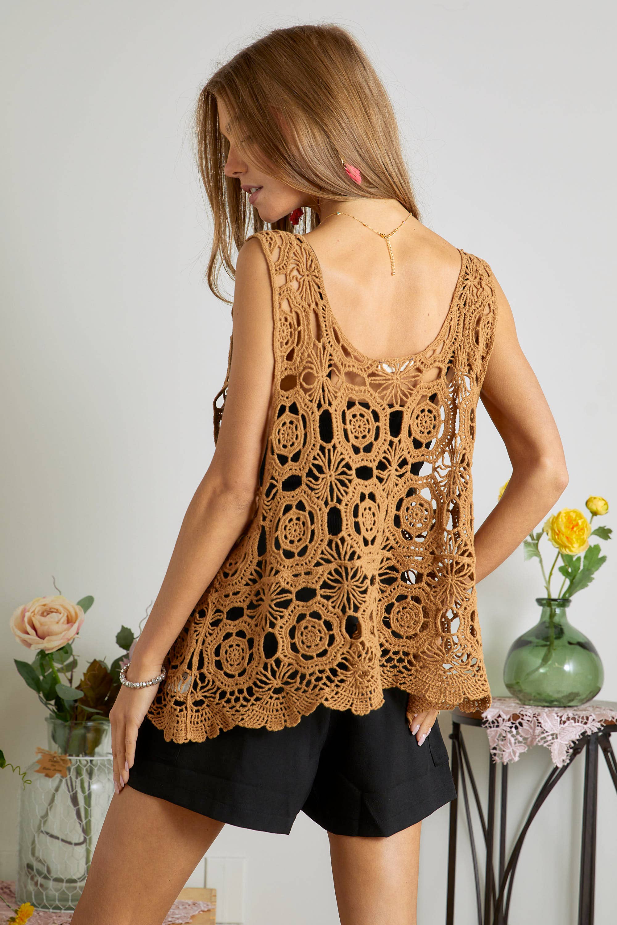 Casual Crochet Tank