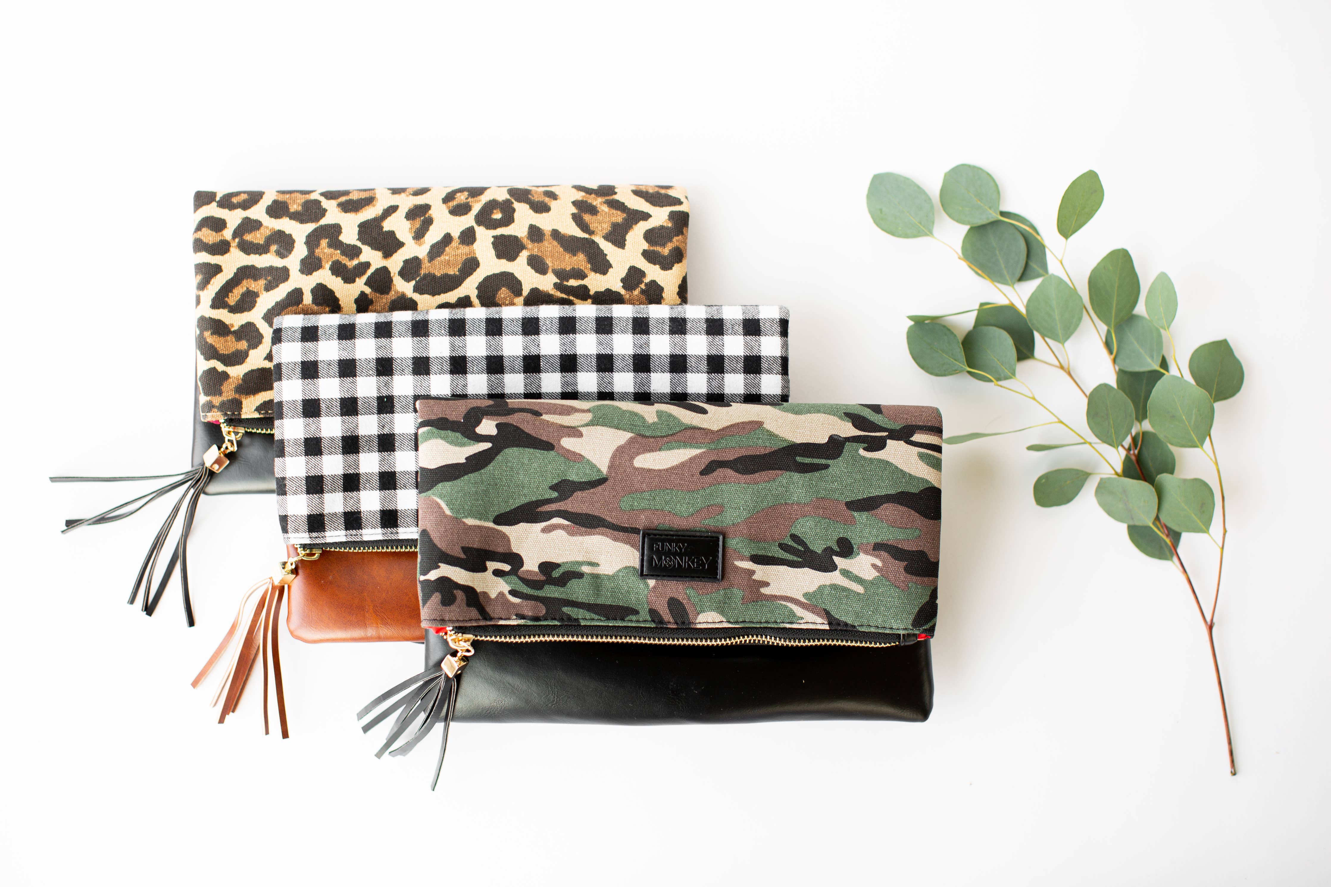 Foldover Wristlet Clutch