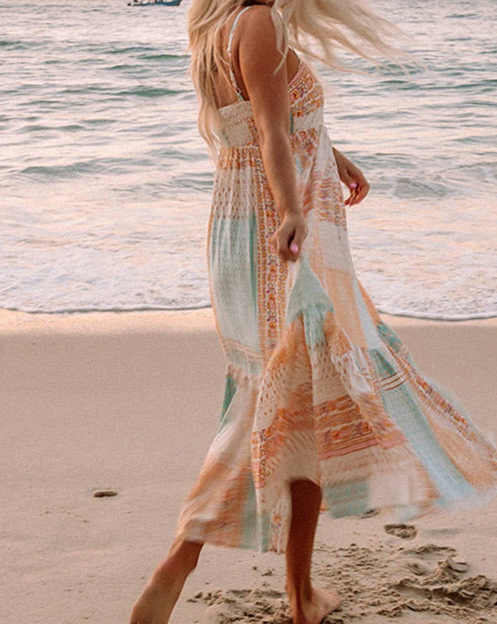 Boho Floral Sundress